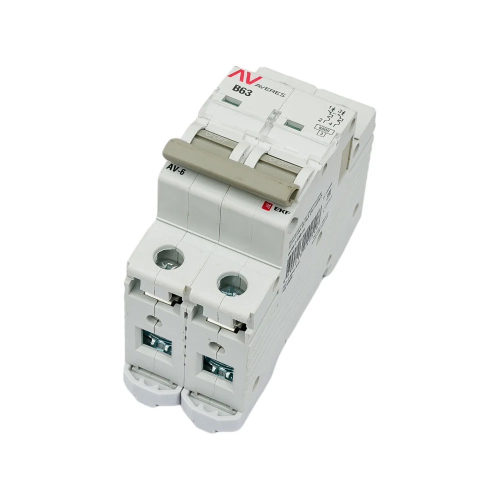 Автоматический выключатель EKF AV-6 AVERES mcb6-2-63B-av