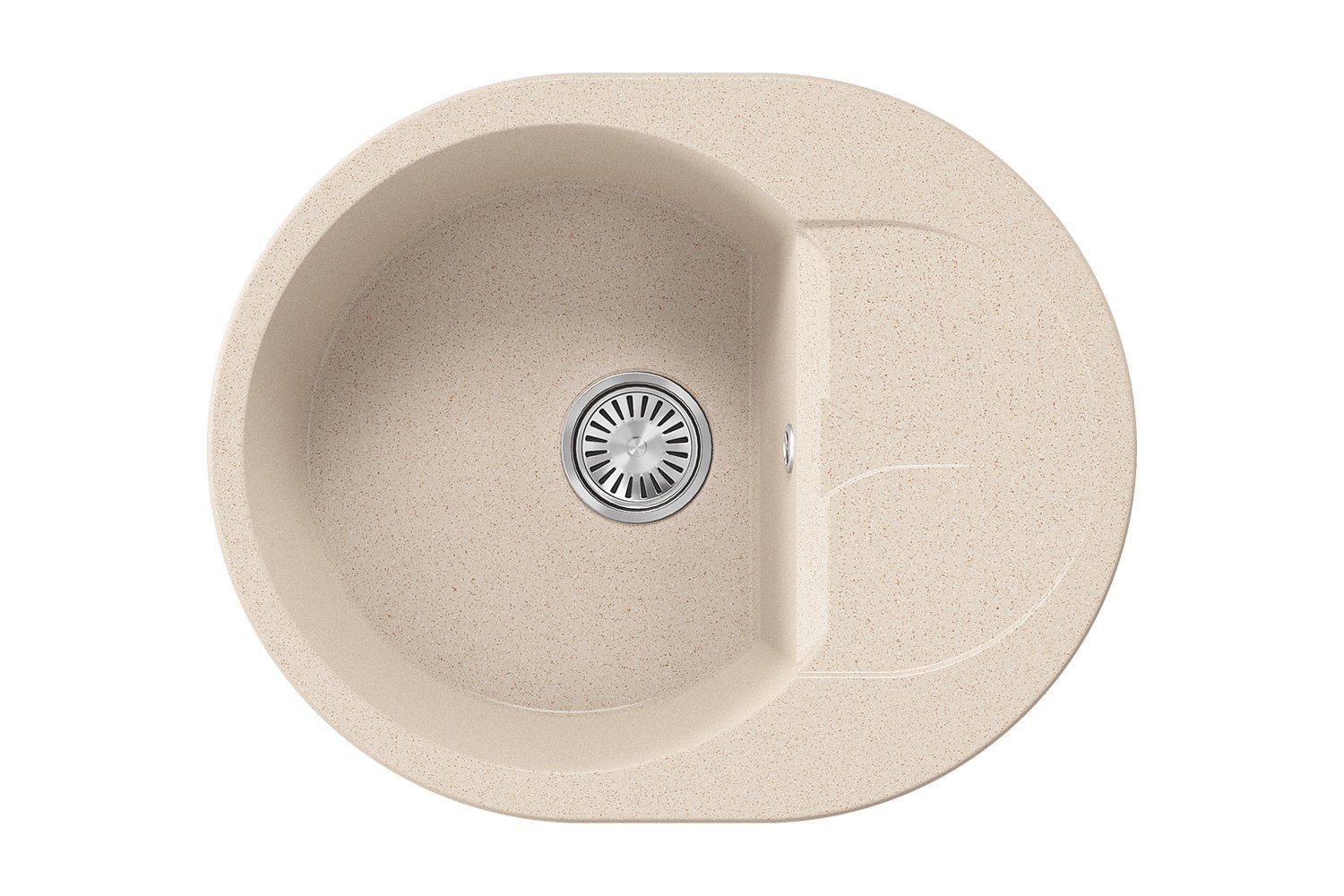 Мойка врезная с крылом POLYGRAN Atol-620
