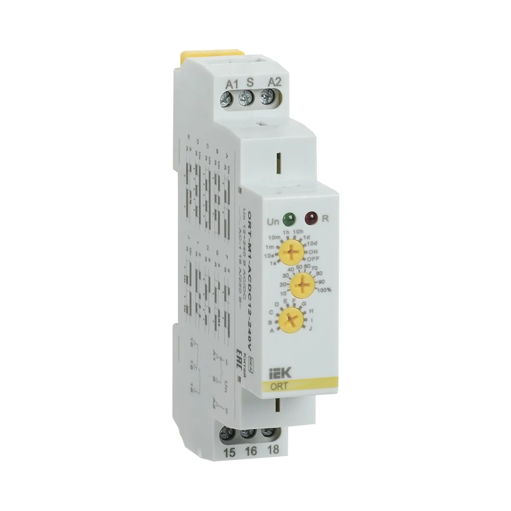Многофункциональное реле времени IEK ORT ORT-M1-ACDC12-240V