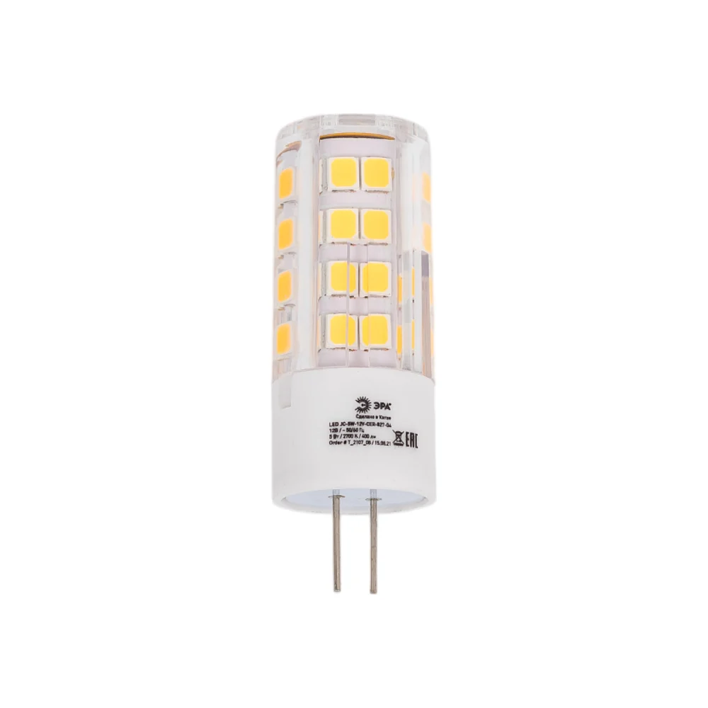 Светодиодная лампа ЭРА STD LED JC-5W-12V-CER-827-G4 Б0056749