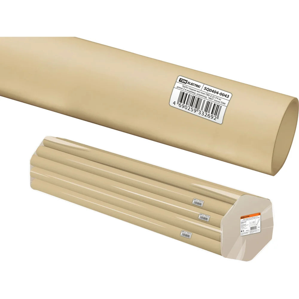 Гладкая жесткая труба TDM ELECTRIC ЭКО SQ0404-0043