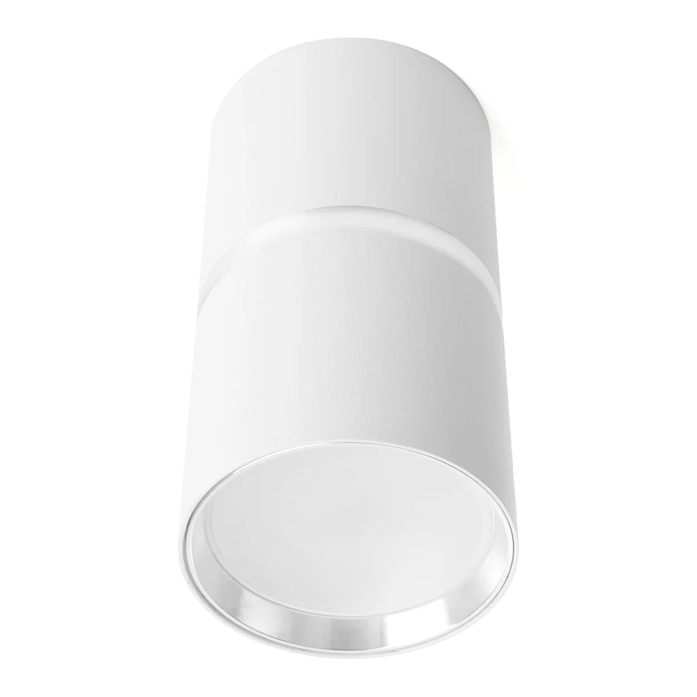 Потолочный светильник FERON ml186 barrel zen mr16 gu10 35w 230v, белый, хром 48640