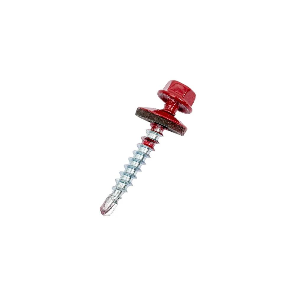 Кровельный саморез КРЕП-КОМП 4,8x35 RAL3011 красно-коричневый 250 шт. ск353011кф