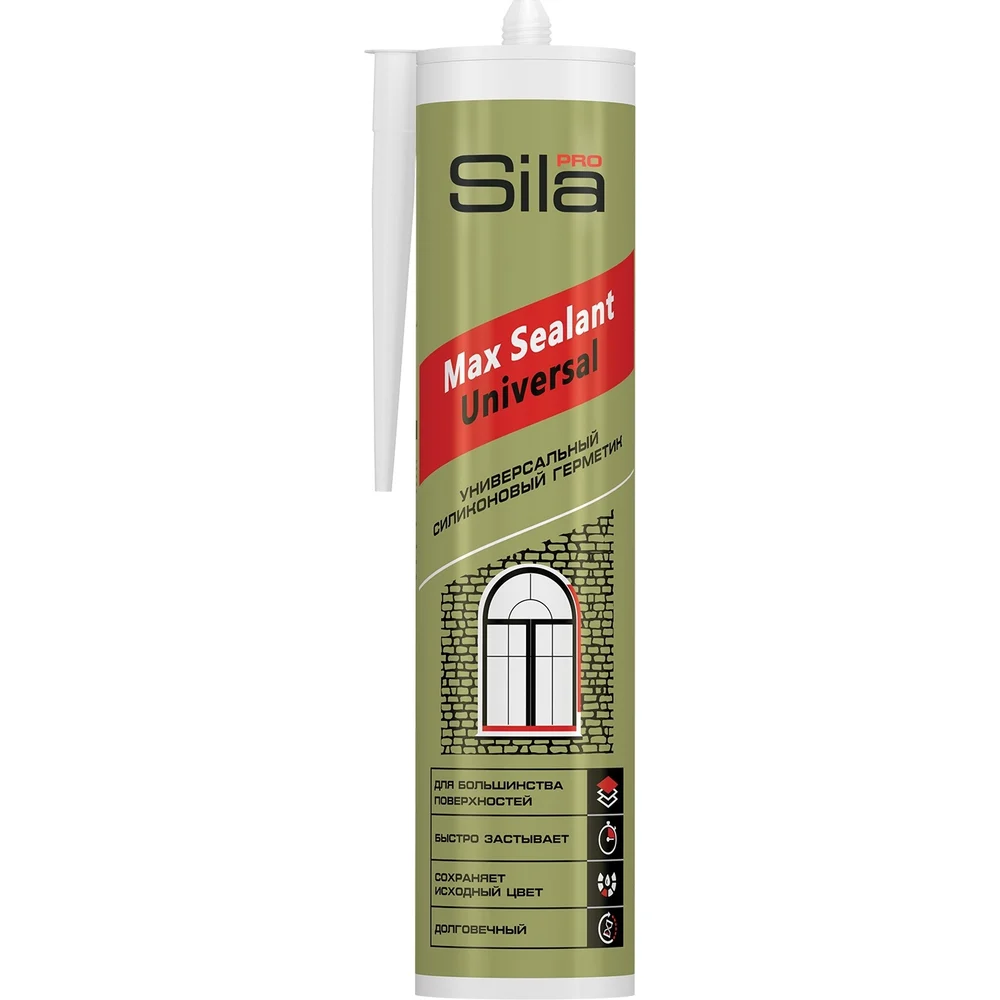 Универсальный силиконовый герметик Sila PRO Max Sealant US2809