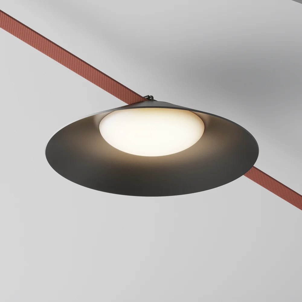 Подвесной светильник MAYTONI Campana LED 12W Алюминий Черный TR127B-12W3K-B