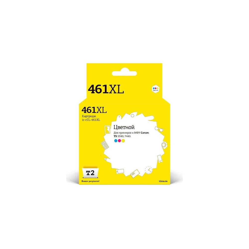Картридж для Canon PIXMA TS5340 7740 T2 IC-CCL461XL