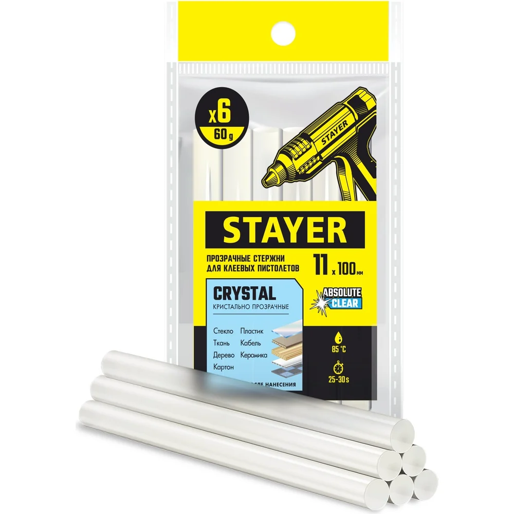 Стержни для клеящего пистолета STAYER ПРОФИ 0682-H6