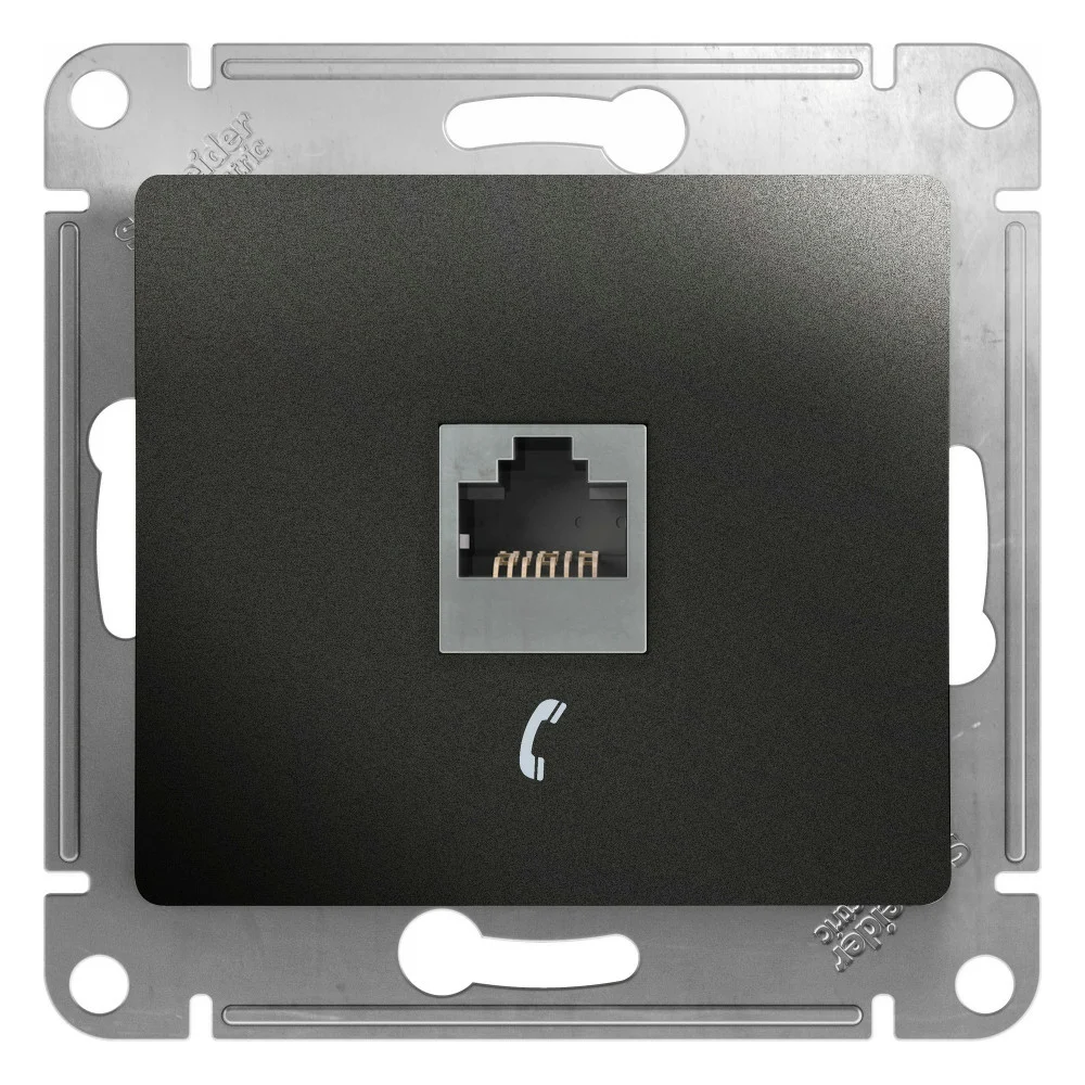 Телефонная розетка Systeme Electric Glossa GSL000781T