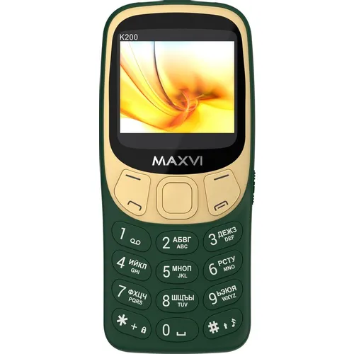 Сотовый телефон MAXVI K200 зеленый