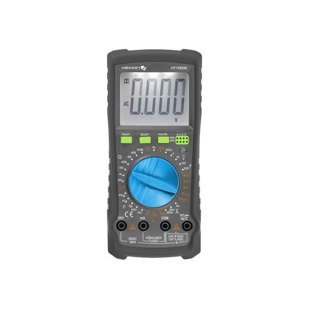 Цифровой мультиметр HOEGERT TECHNIK 0-2000B HT1E606
