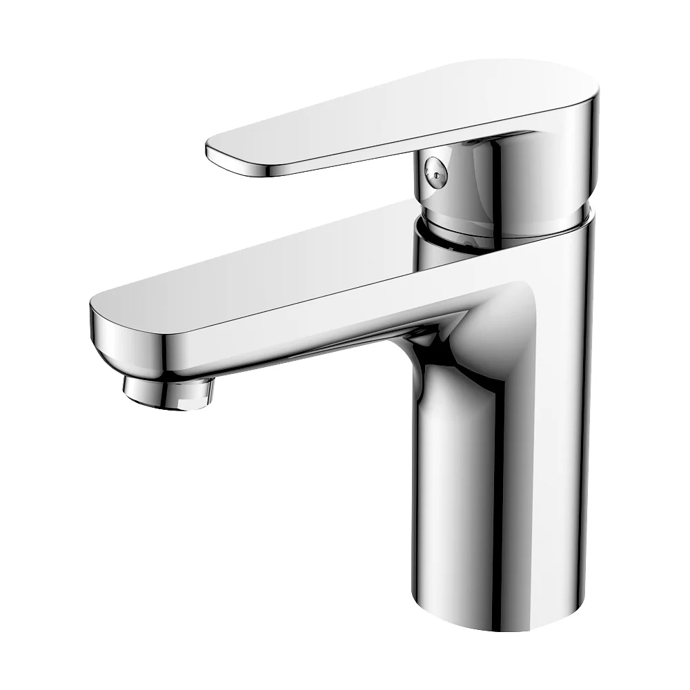Монолитный одноручный смеситель для умывальника decoroom DR72011