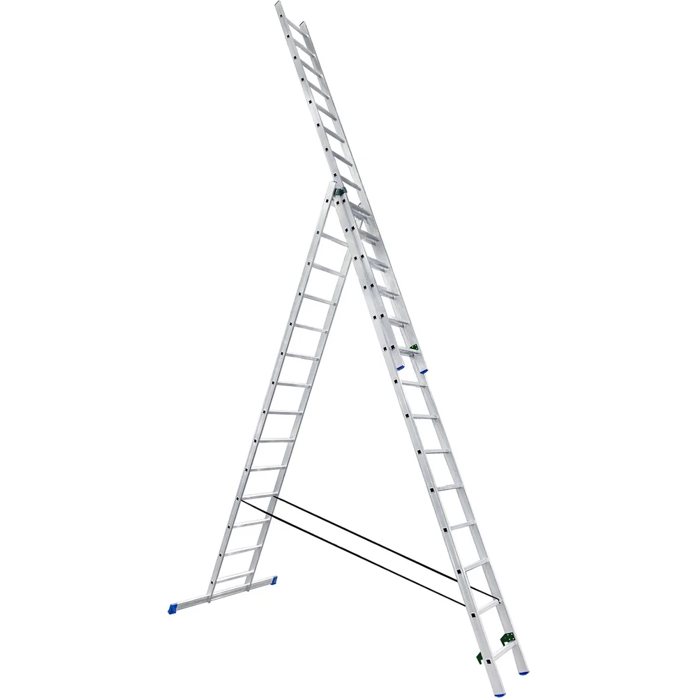 Трехсекционная алюминиевая лестница LadderBel LS314