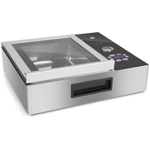 Вакуумный упаковщик камерный CASO VacuChef Slim-Line, 400Вт, серебристый