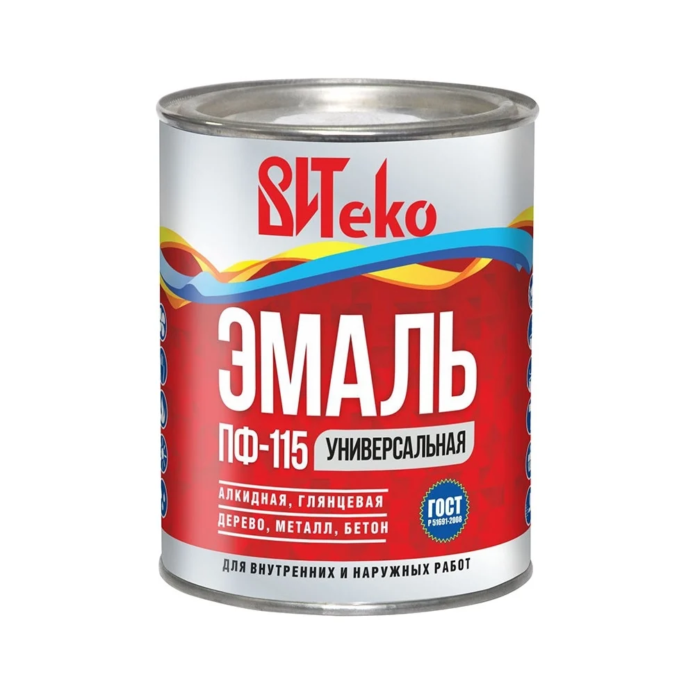 Эмаль Царицынские краски Витеко ПФ-115, зеленая, 0.8 кг 16083