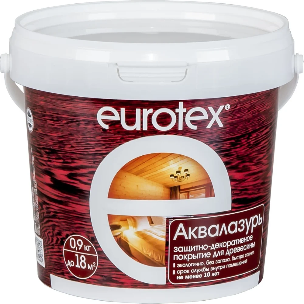 Защитно-декоративное покрытие для древесины Eurotex Eurotex 48780
