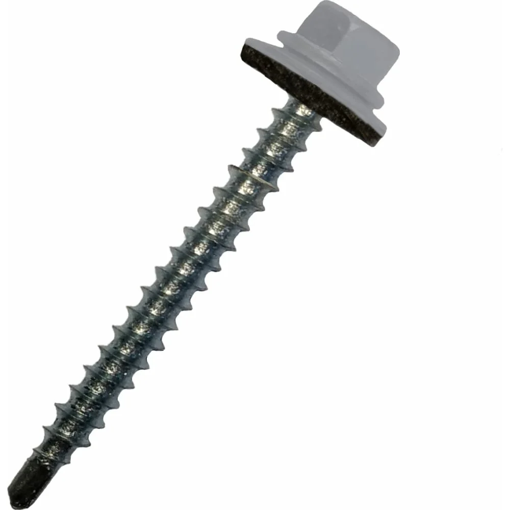 Кровельный оцинкованный саморез STARFIX 5,5x25 мм, RAL 7004, 4500 шт. SM-64493-4500