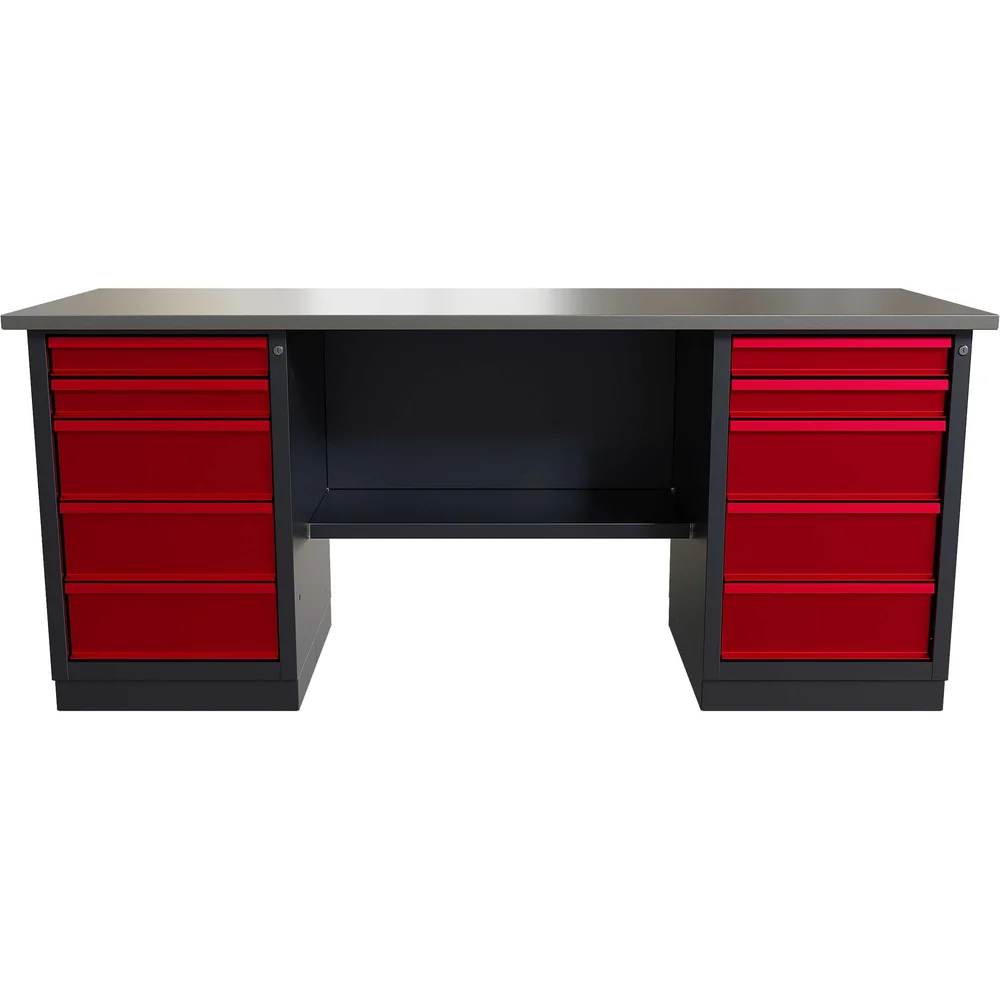 Слесарный двухтумбовый верстак IRONMEBEL worky wk-5/wk-5 M-IM00203K