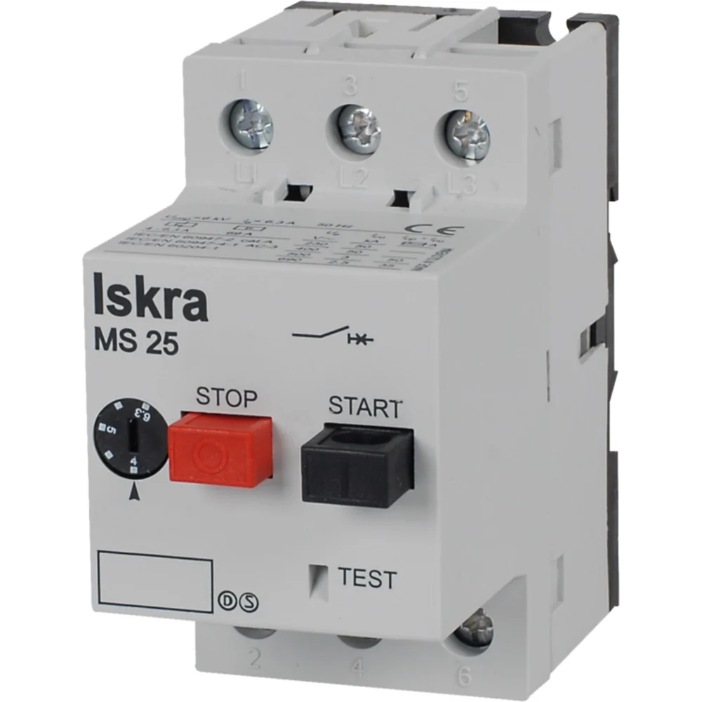 Автоматический выключатель защиты двигателя iskra MS25-1 3838733020197