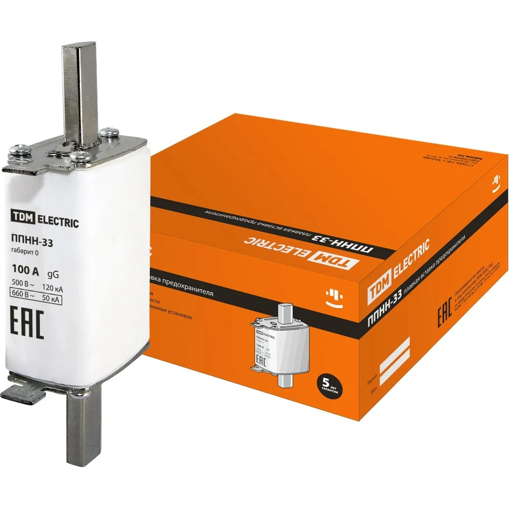 Плавкая вставка TDM ППНН-33 SQ0713-0016