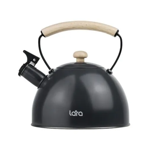 Металлический чайник LARA LR00-92, 2.5л, серый