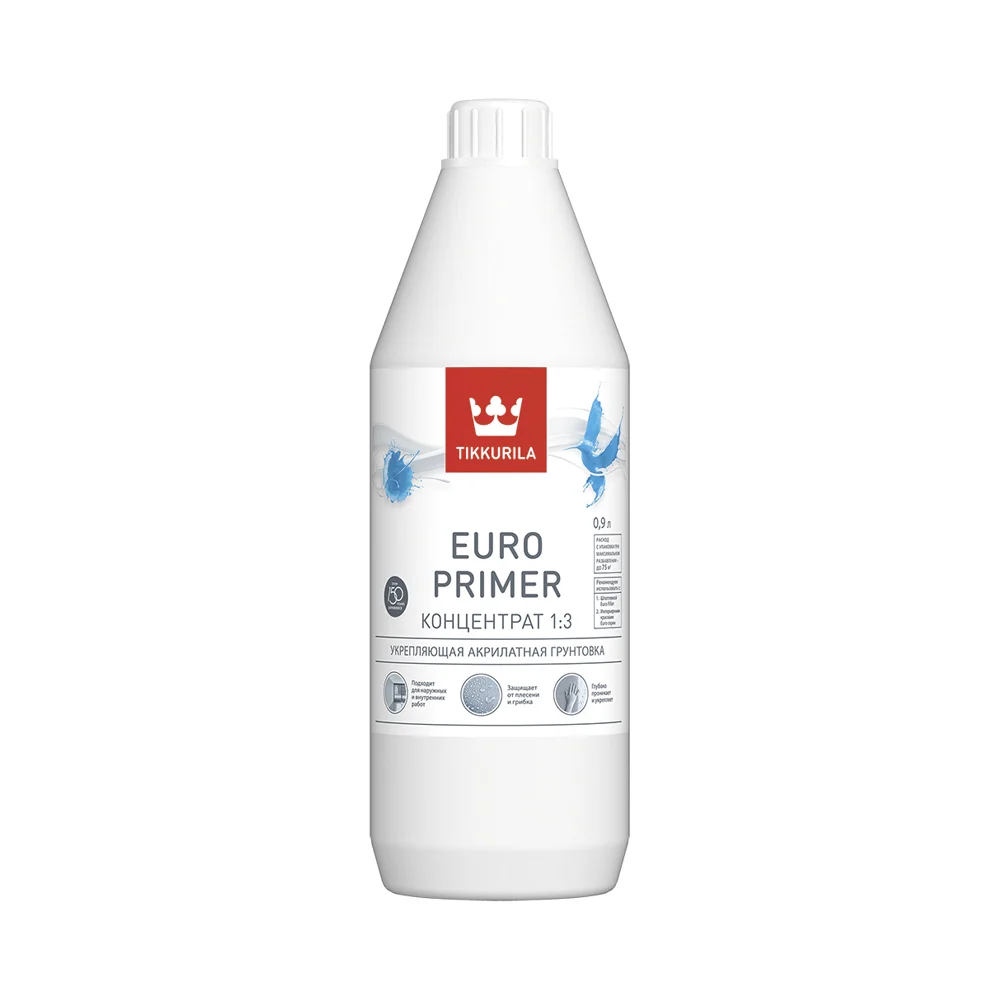 Акрилатная грунтовка Tikkurila EURO PRIMER 700001236