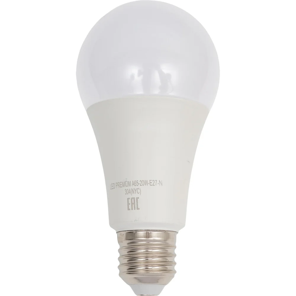 Лампа ВКЛЮЧАЙ PREMIUM А65-20W-E27-N ЛОН 1198675