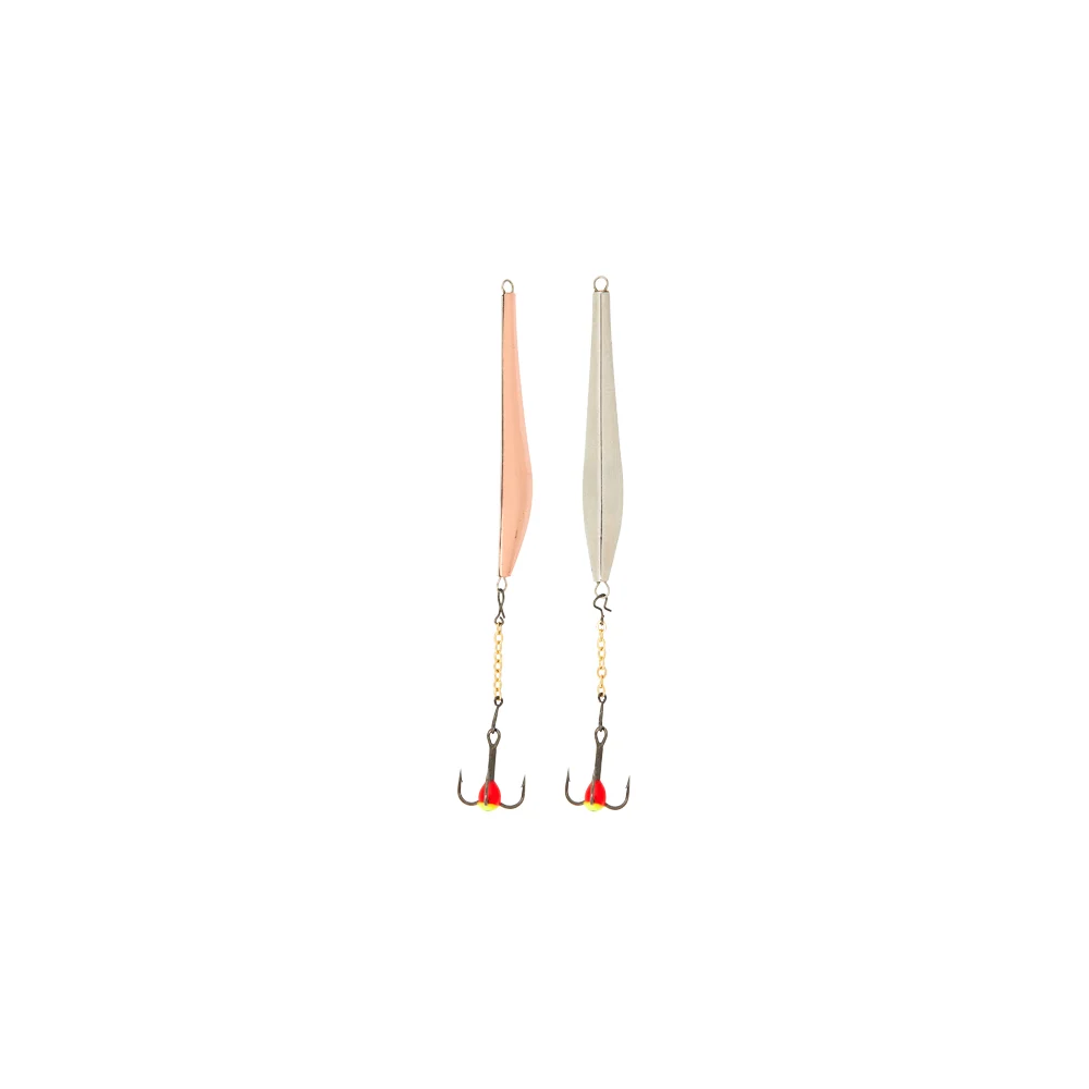 Зимняя вертикальная блесна Lucky John DOUBLE BLADE LJDD65-CS
