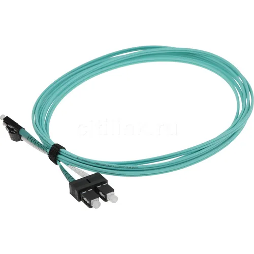 Патч-корд CORNING 2 50/125 OM3 3м LSZH аквамарин [f055702t5z20003m]