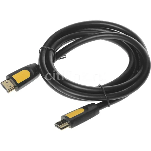 Кабель аудио-видео UGREEN HD101, HDMI (m) - HDMI (m), 1.5м, черный [10128]
