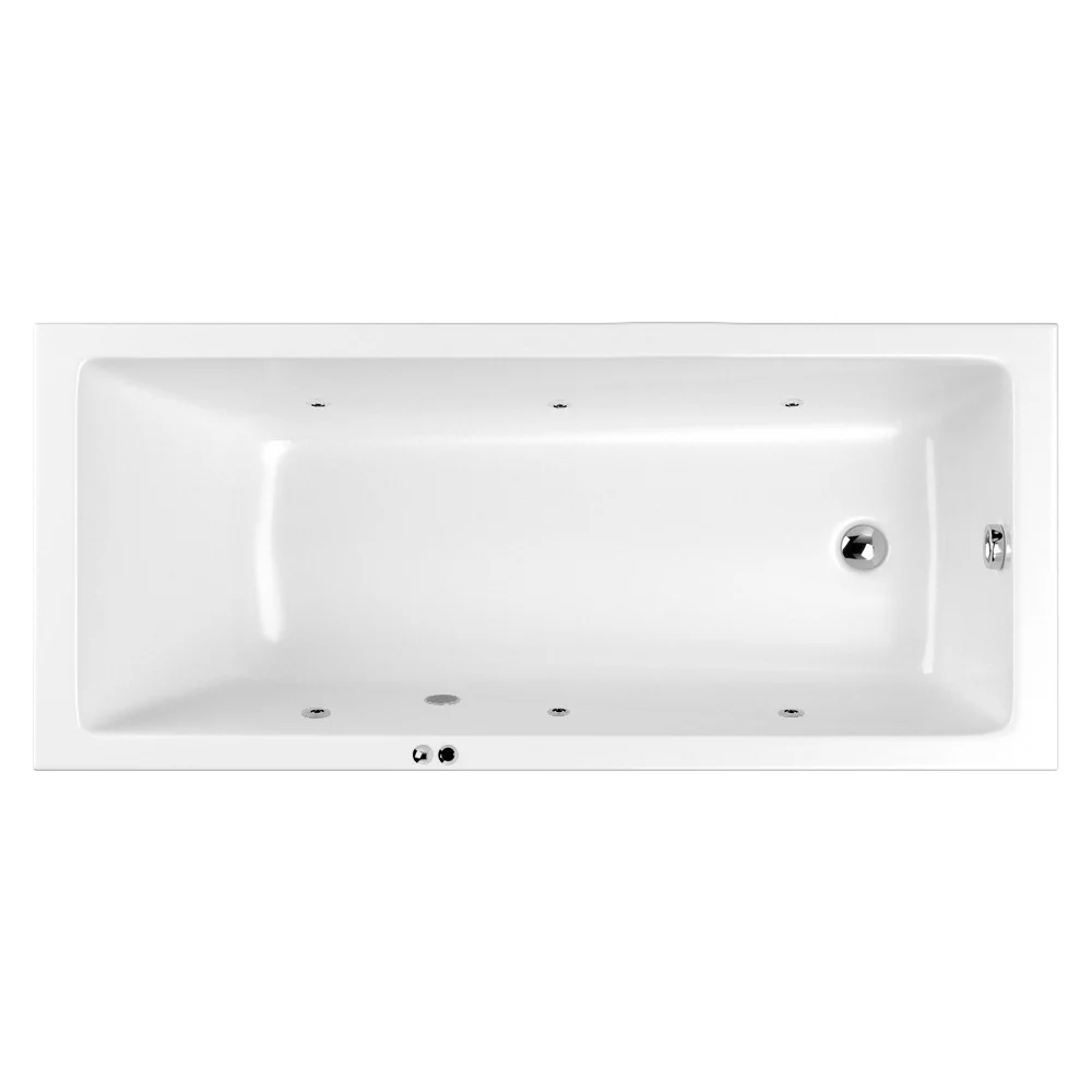 Ванна WHITECROSS Wave Slim 170x70 "SOFT" (хром) 0111.170070.100.SOFT.CR