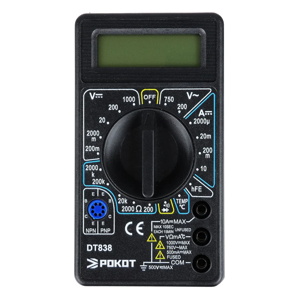 Цифровой мультиметр РОКОТ DT-838 660-016