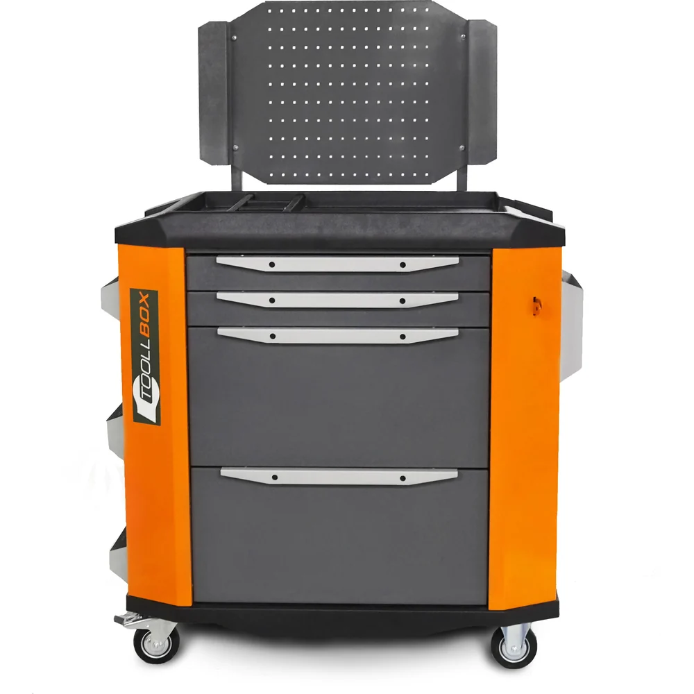 Инструментальная тележка Toollbox premium ТВР-4 RAL 2008