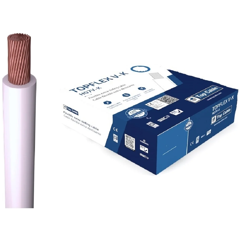 Монтажный гибкий провод Top cable TOPFLEX V-K H07V-K 131G006.R100
