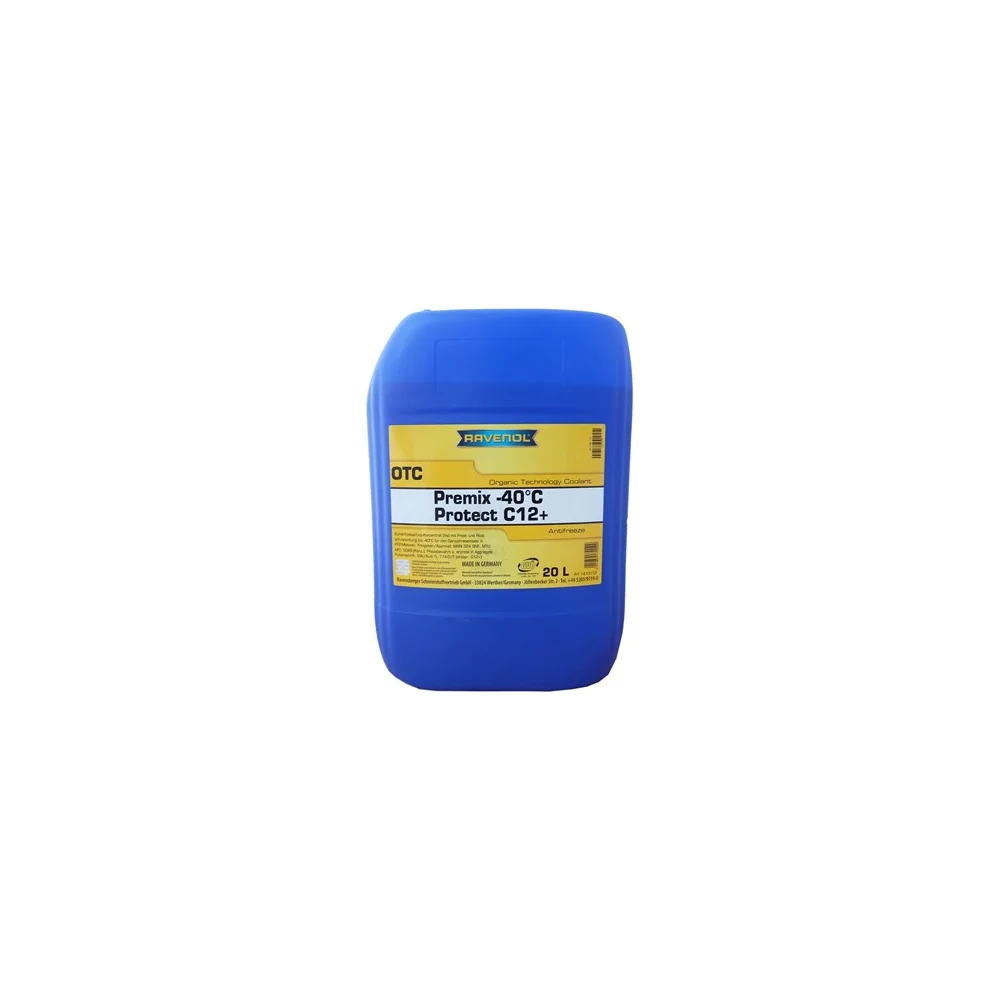 Антифриз RAVENOL OTC Organic Techn. Coolant Premix -40C 1410112-020-01-999