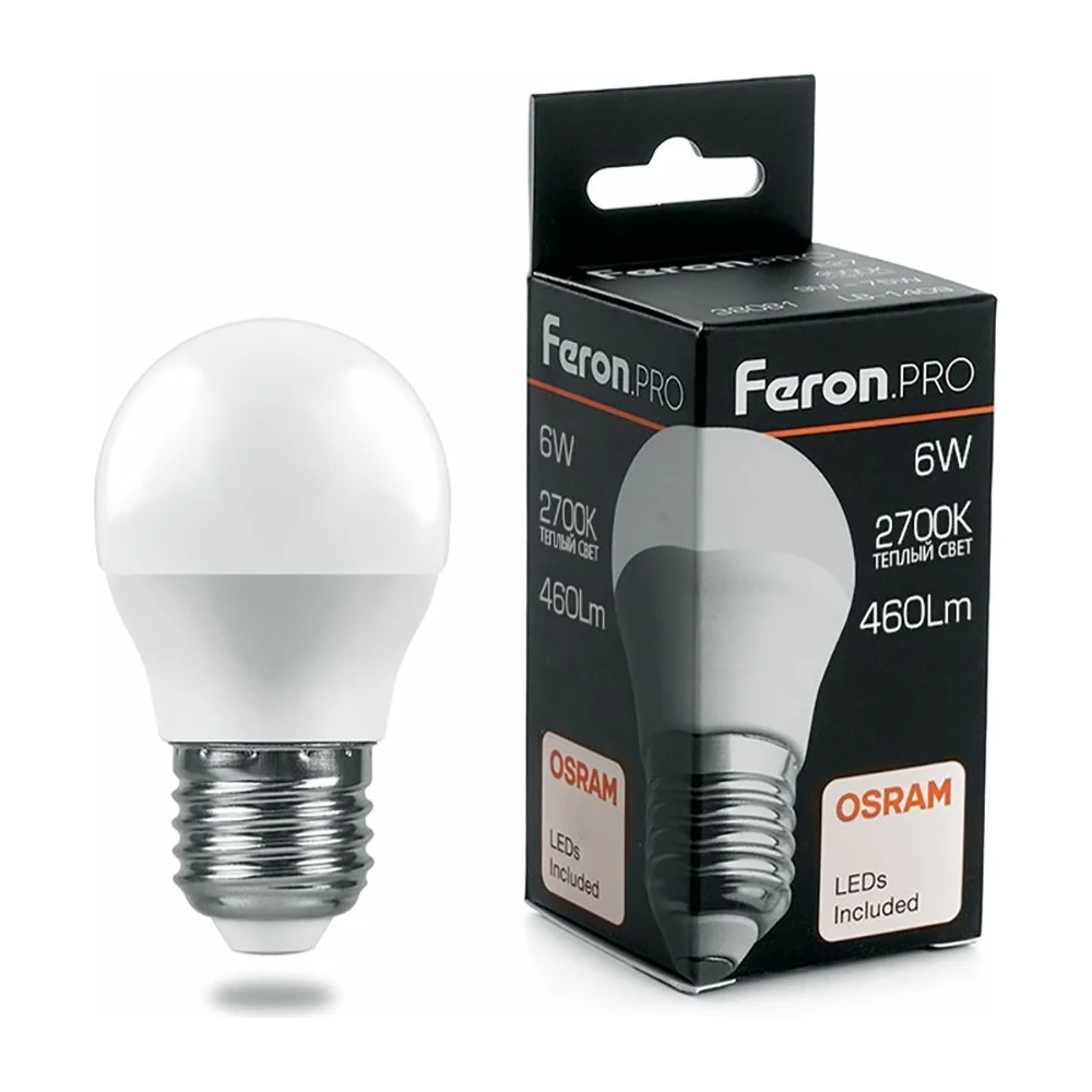 Светодиодная лампа FERON PRO LB-1406 38068