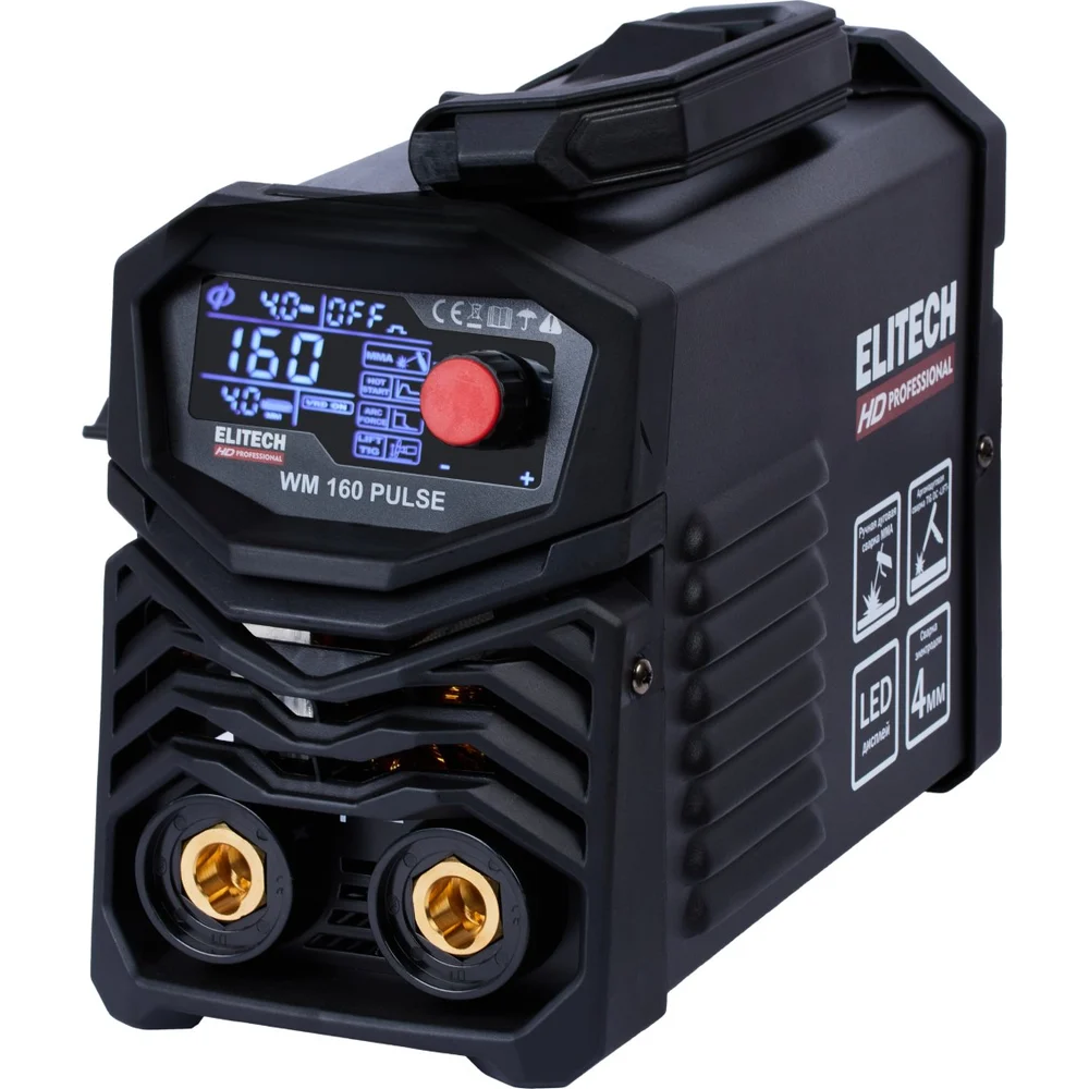 Инверторный сварочный аппарат Elitech HD WM 160 Pulse 204464