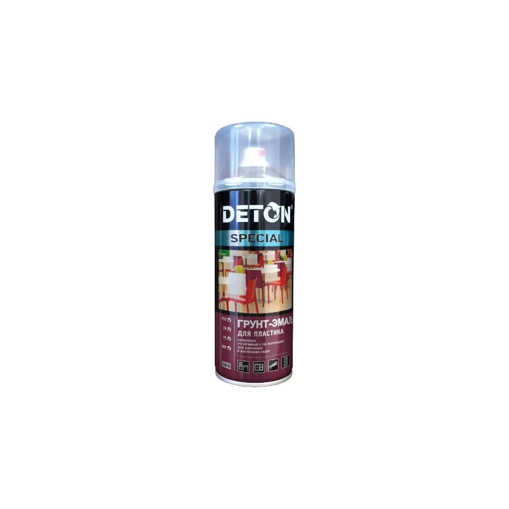 Грунт-эмаль для пластика Deton DTN-A07301