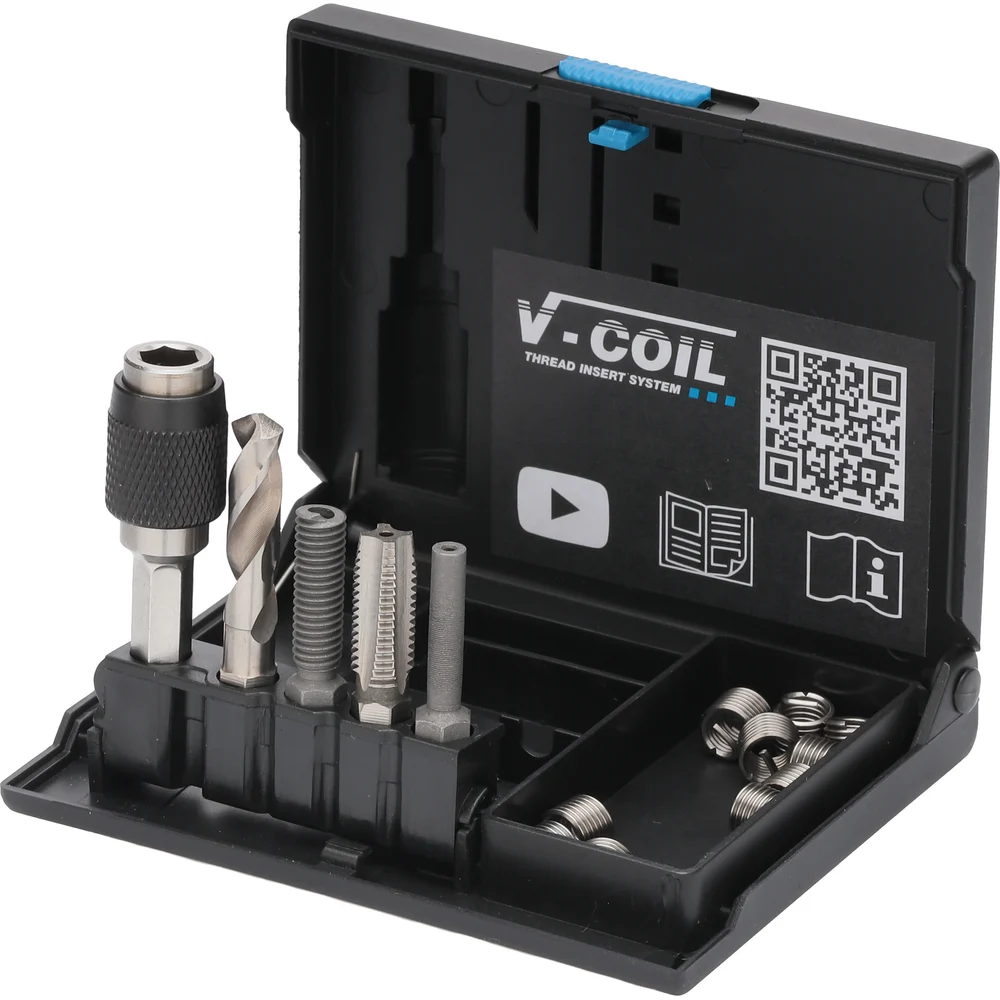 Набор для восстановления резьбы VOLKEL М6x1,0 V-Coil Rapid V04310