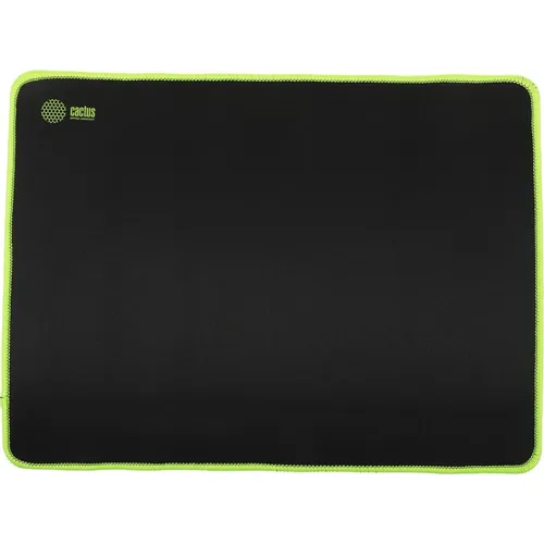 Коврик для мыши Cactus Black черный, ткань, 400х300х3мм [cs-mpc-pro01xl]