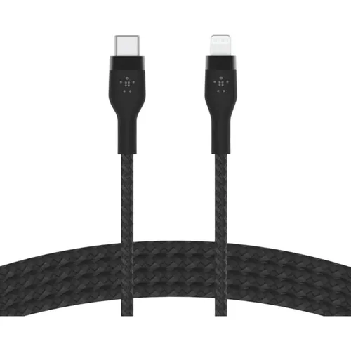 Кабель Belkin CAA011bt1MBK, Lightning (m) - USB Type-C (m), 1м, MFI, черный