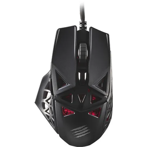 Мышь проводная MAD CATZ M.O.J.O. M1 BL, игровая, оптическая, USB, 12000dpi, черный [mm04dcinbl000-0]
