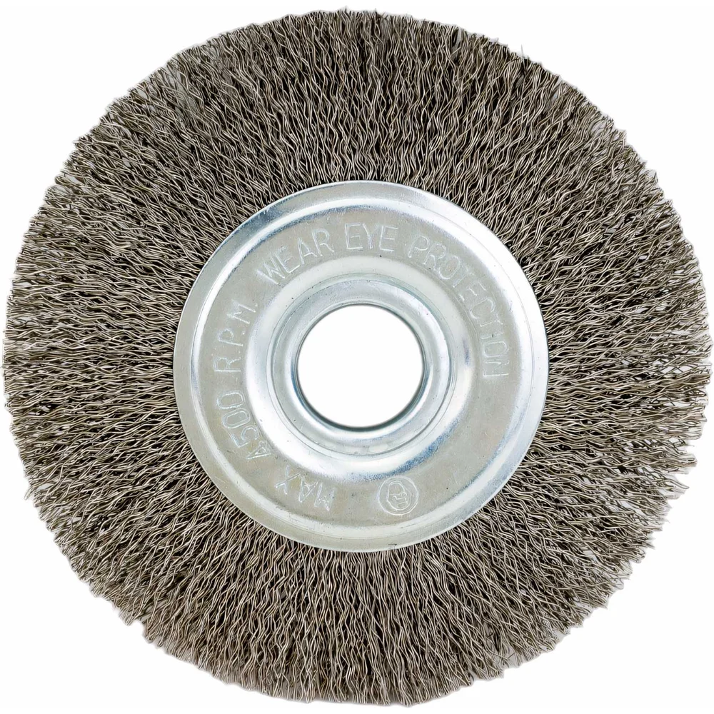 Нержавющая дисковая гофрированная щетка для УШМ Профоснастка 499 20804014