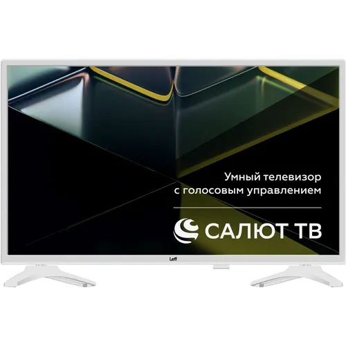 43" Телевизор LEFF 43U691T 4K Ultra HD, СМАРТ ТВ, Салют ТВ, белый