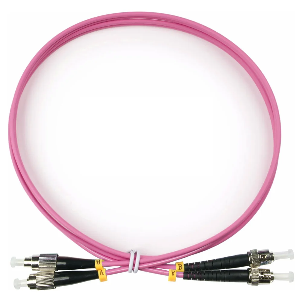 Дуплексный оптический патч-корд TopLan DPC-TOP-OM4-FC/P-ST/P-5.0