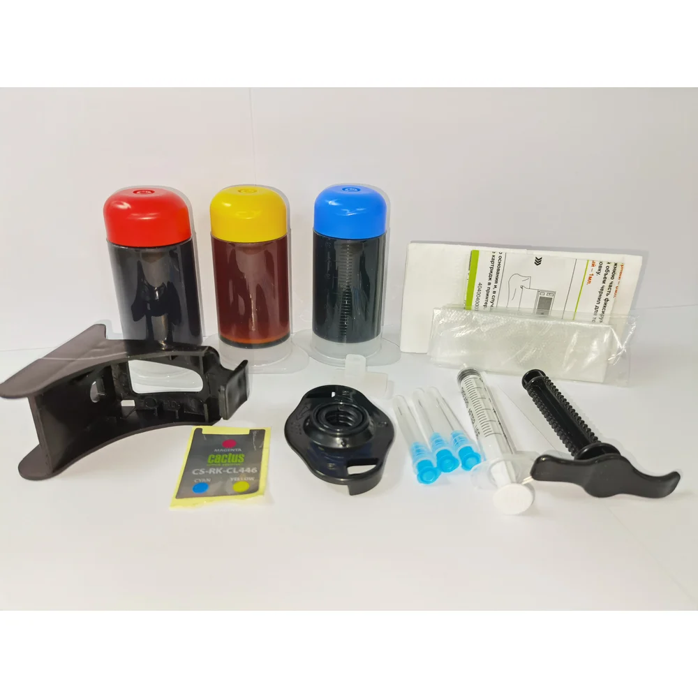 Многоцветный заправочный набор для epson l800/l810/l850/l1800 Cactus 1563089