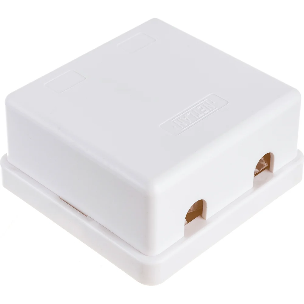Настенная розетка NETLAN EC-UWO-2-UD2-WT-10