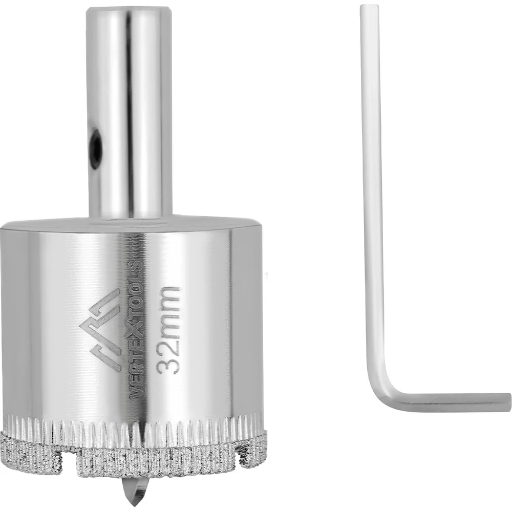 Коронка по стеклу и керамике vertextools 336-32-55