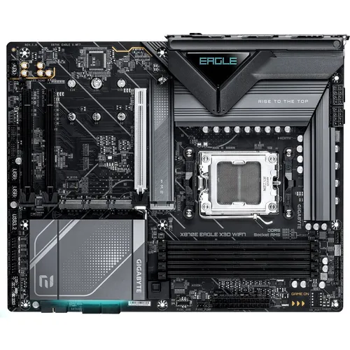Материнская плата Gigabyte X870E EAGLE X WF7, Socket AM5, AMD X870E, ATX, Ret