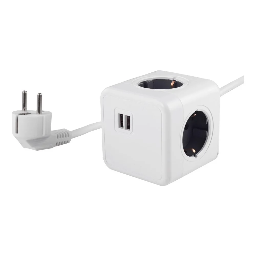 Удлинитель ROCKETSOCKET Cube Extended 4 Euro GNS1404