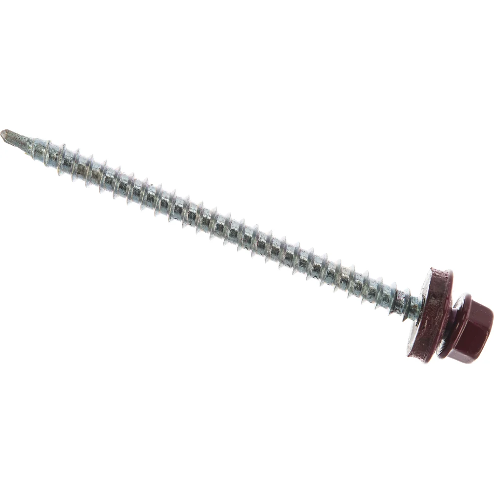 Кровельный саморез Kenner 4,8х70 RAL3005 красное вино (100 шт.) ск703005ф